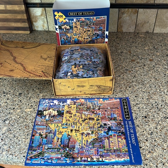 DOWDLE Best of Texas 500 piece puzzle - Picture 4 of 7